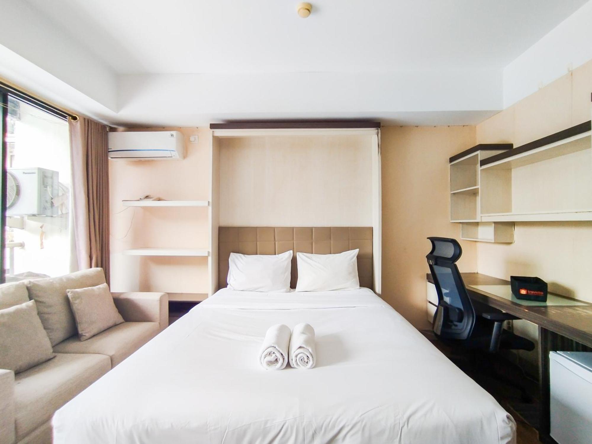 Simply And Comfy Studio Room Apartment Beverly Dago By Travelio Bandung Kültér fotó